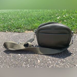 Genuine Leather Roots Crossbody-Bag